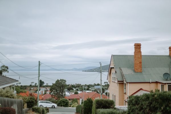 Andrea and Matt's wedding day in Hobart, frame 216