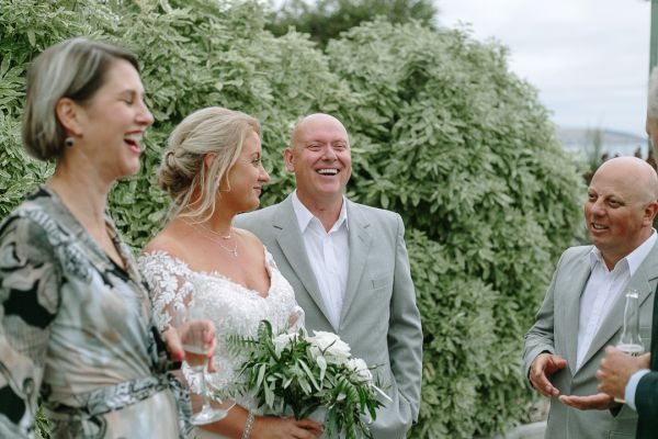 Andrea and Matt's wedding day in Hobart, frame 222
