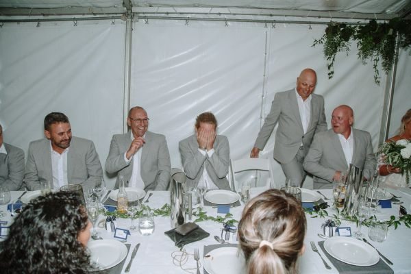 Andrea and Matt's wedding day in Hobart, frame 237