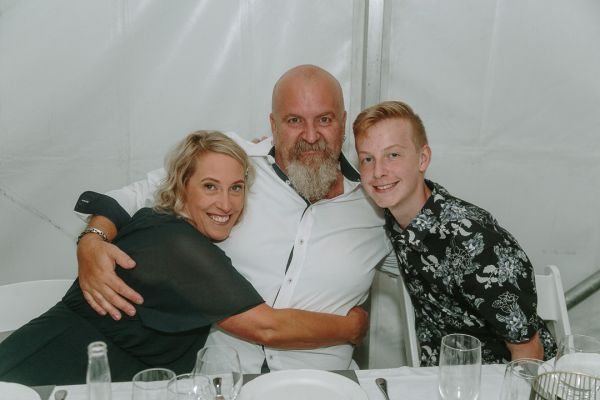 Andrea and Matt's wedding day in Hobart, frame 256