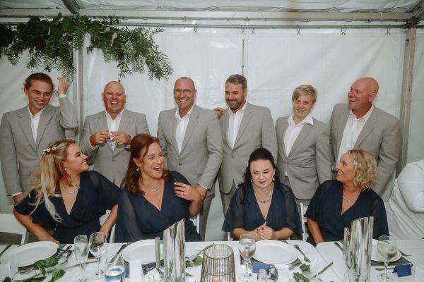 Andrea and Matt's wedding day in Hobart, frame 268