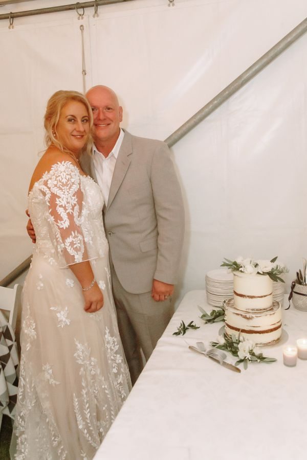 Andrea and Matt's wedding day in Hobart, frame 306
