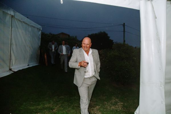Andrea and Matt's wedding day in Hobart, frame 312