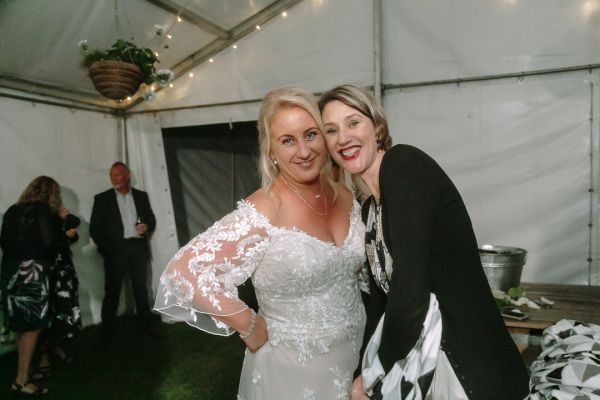 Andrea and Matt's wedding day in Hobart, frame 357