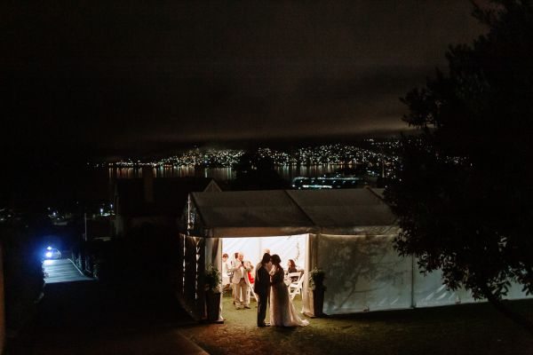 Andrea and Matt's wedding day in Hobart, frame 365
