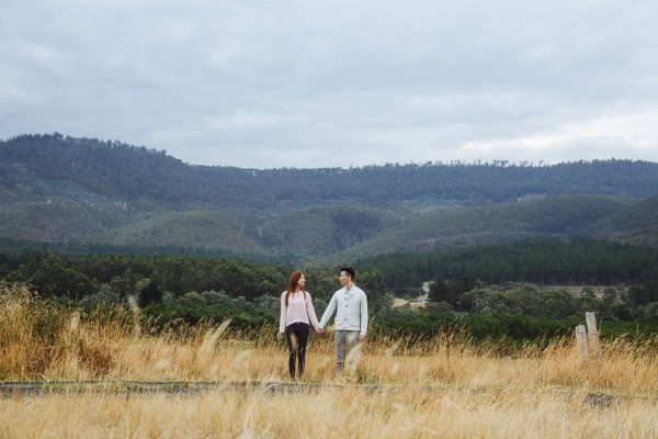 Angel and Andrew's pre-wedding session in Tasmania, frame 006