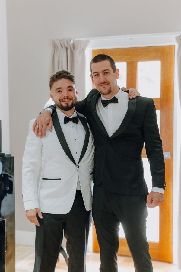 Momir and Biljana's wedding day in Findon, frame 007