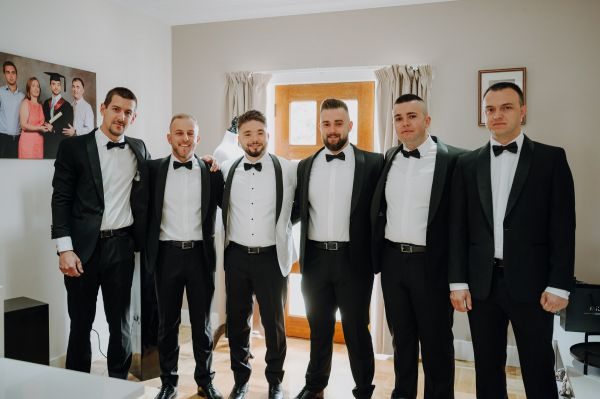 Momir and Biljana's wedding day in Findon, frame 016