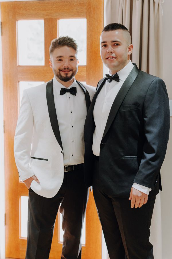Momir and Biljana's wedding day in Findon, frame 019