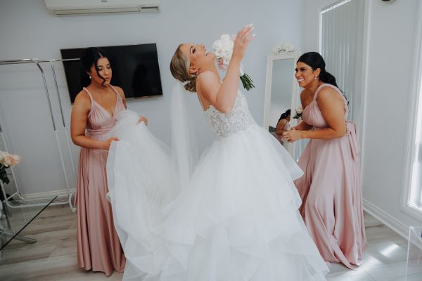 Momir and Biljana's wedding day in Findon, frame 046