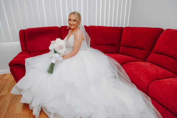 Momir and Biljana's wedding day in Findon, frame 049