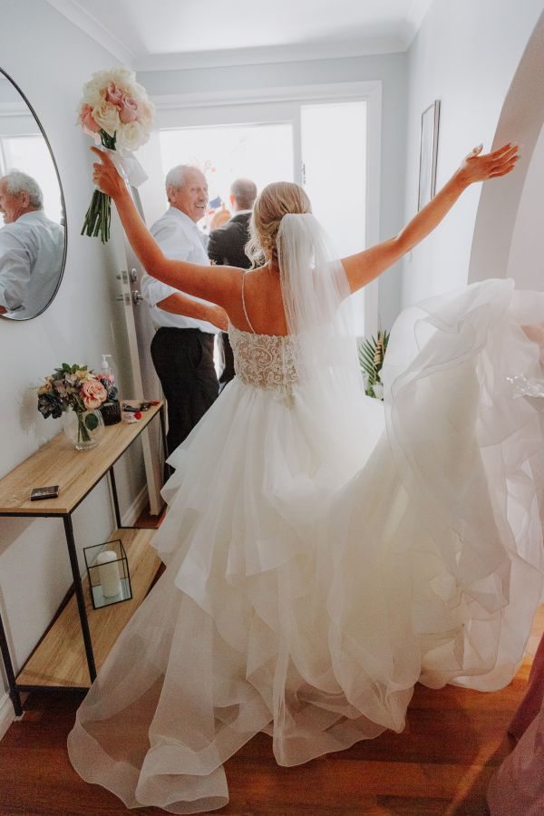 Momir and Biljana's wedding day in Findon, frame 058