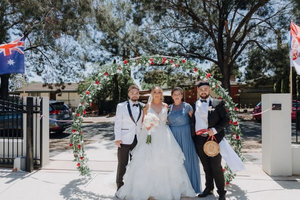 Momir and Biljana's wedding day in Findon, frame 070