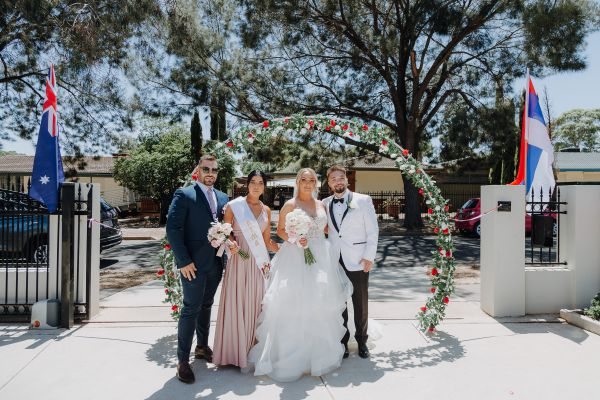 Momir and Biljana's wedding day in Findon, frame 073
