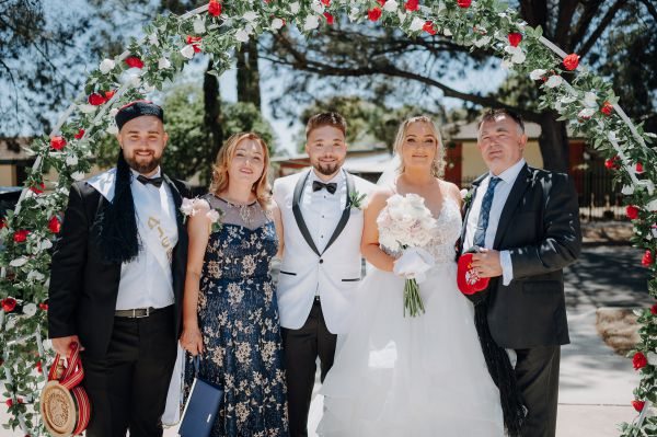 Momir and Biljana's wedding day in Findon, frame 076