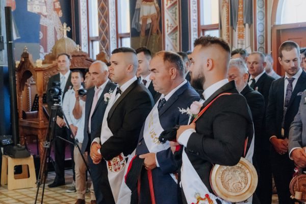 Momir and Biljana's wedding day in Findon, frame 088