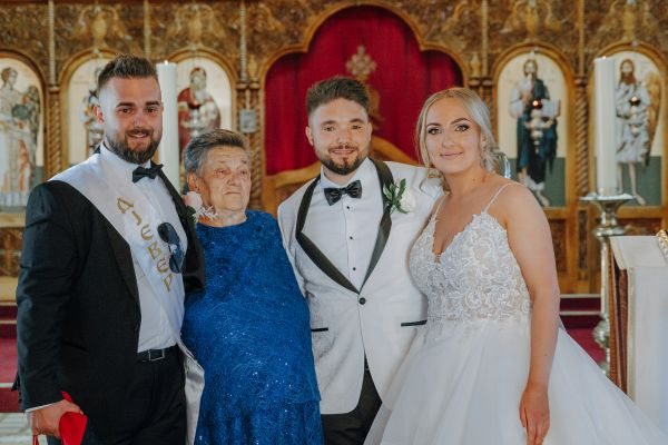 Momir and Biljana's wedding day in Findon, frame 112
