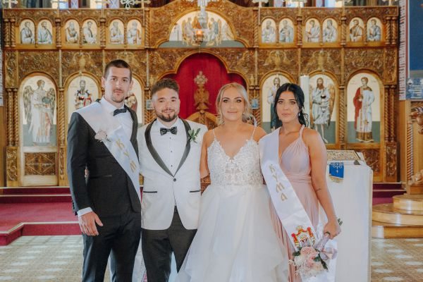 Momir and Biljana's wedding day in Findon, frame 118