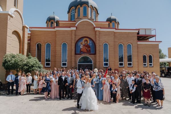 Momir and Biljana's wedding day in Findon, frame 121