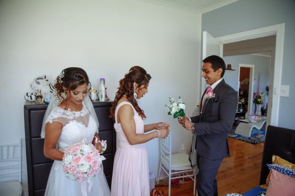 Wedding photograph 076 from Sanita and Rav's day at Thorndon Park Reserve