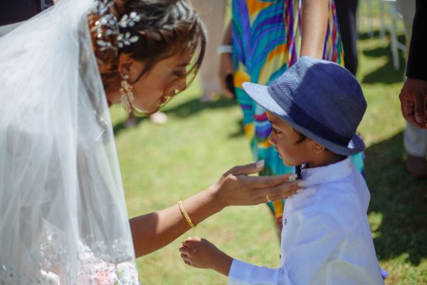 Sanita and Rav's wedding day in Paradise, frame 218