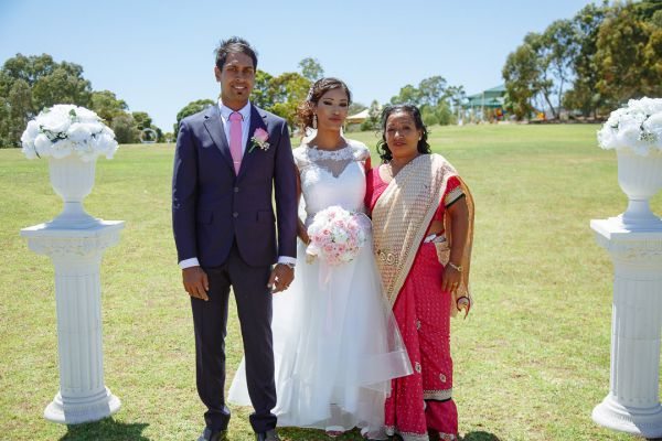 Sanita and Rav's wedding day in Paradise, frame 233