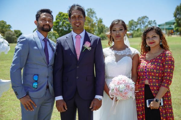 Sanita and Rav's wedding day in Paradise, frame 236
