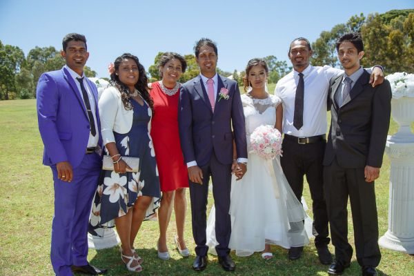 Sanita and Rav's wedding day in Paradise, frame 239