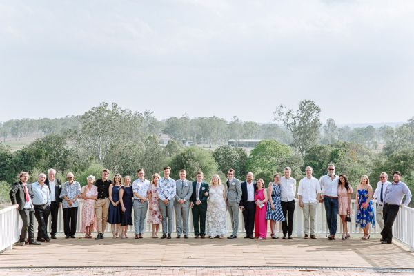 Bec and Liam's wedding day in Tamborine, frame 028