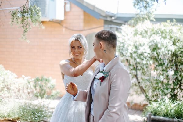 Wedding photograph 027 from Leila and Tamara's day at Aldinga Secret Garden