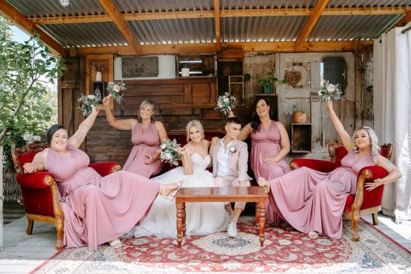 Wedding photograph 033 from Leila and Tamara's day at Aldinga Secret Garden