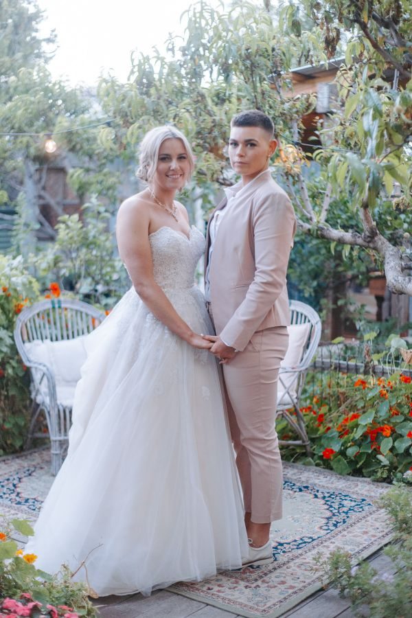 Leila and Tamara's wedding day in Aldinga, frame 100