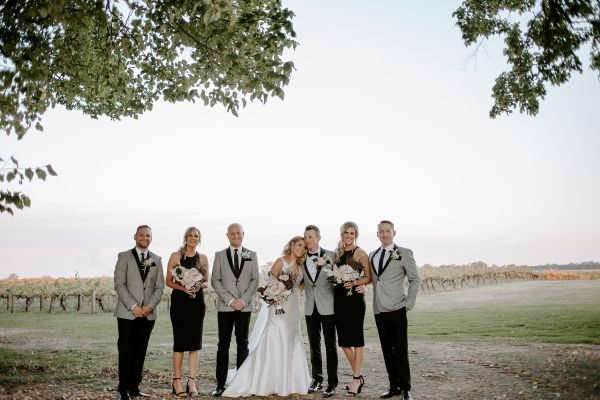 Samantha and Andrew's wedding day in Wahgunyah, frame 103