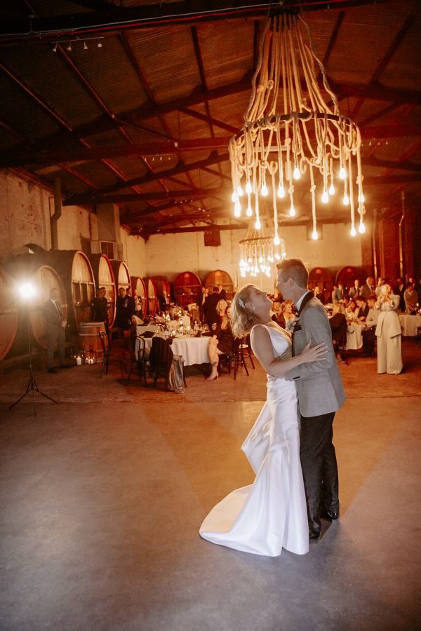 Samantha and Andrew's wedding day in Wahgunyah, frame 118