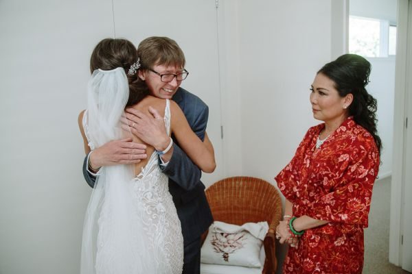 Steph and Dove's wedding day in Sorrento, frame 022