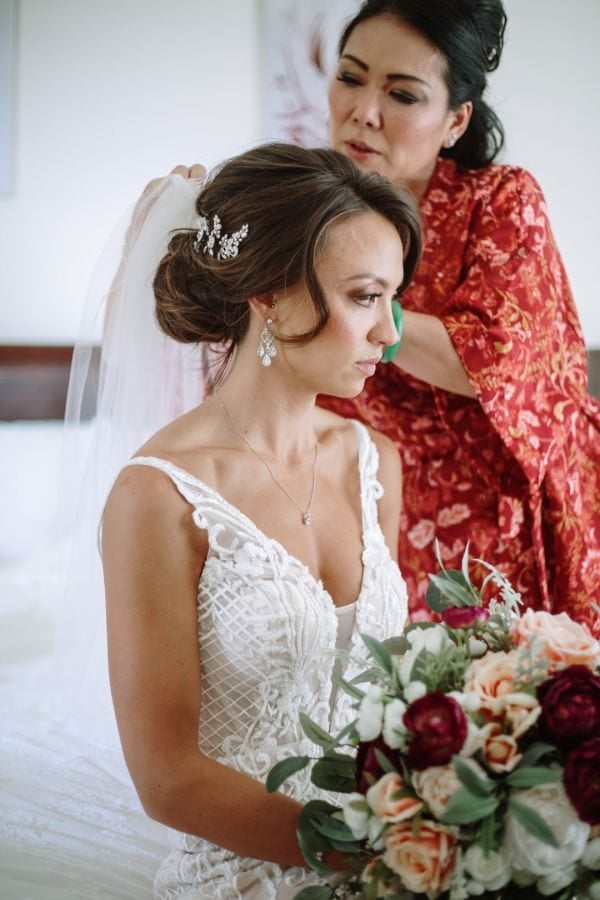 Steph and Dove's wedding day in Sorrento, frame 025