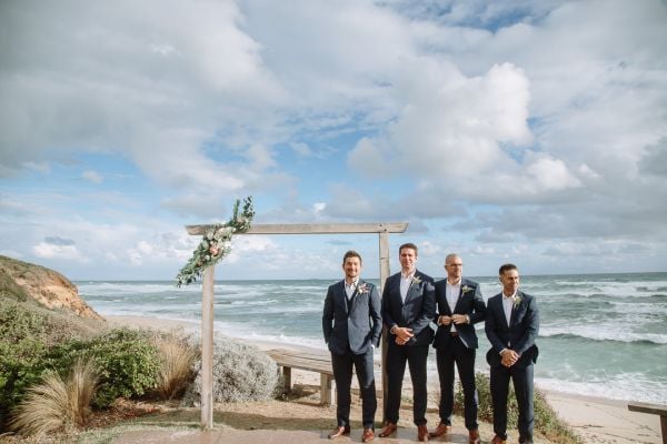 Steph and Dove's wedding day in Sorrento, frame 034