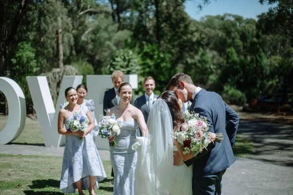 Lizzie and Jack's wedding day in Cockatoo, frame 121