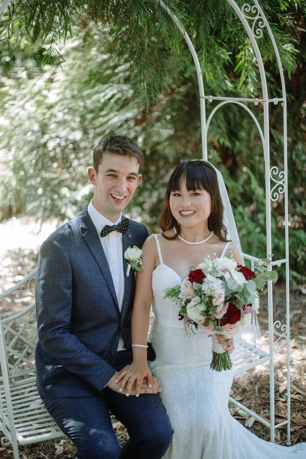 Lizzie and Jack's wedding day in Cockatoo, frame 136