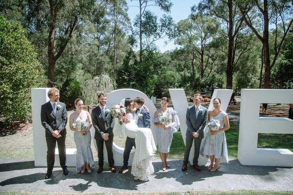Lizzie and Jack's wedding day in Cockatoo, frame 151