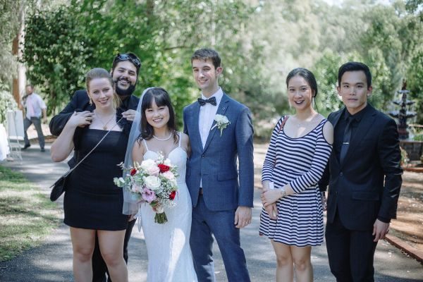 Lizzie and Jack's wedding day in Cockatoo, frame 157