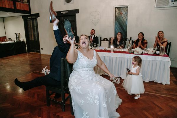 Chloe and Andrew's wedding day in Cockatoo, frame 076