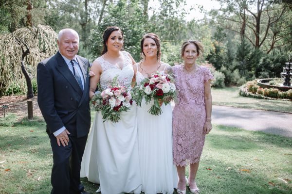 Katherine and Lucy's wedding day in Cockatoo, frame 052
