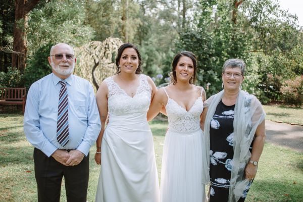 Katherine and Lucy's wedding day in Cockatoo, frame 061