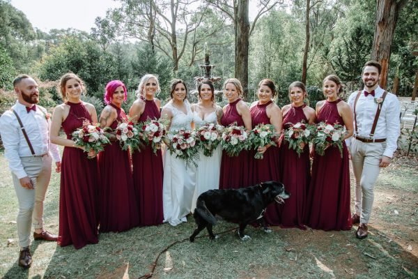 Katherine and Lucy's wedding day in Cockatoo, frame 064