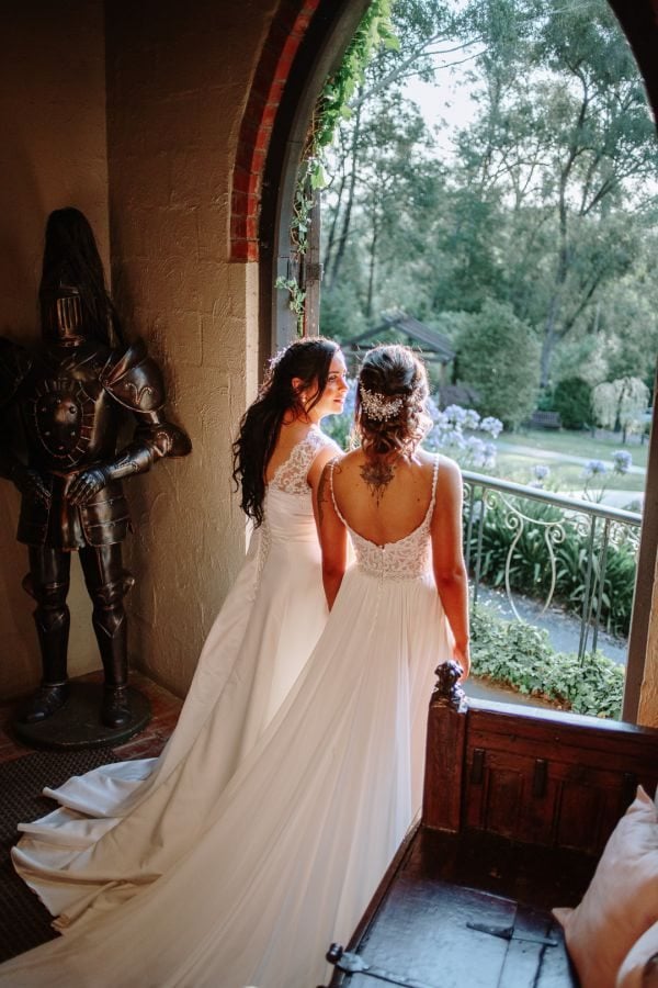 Avalon Castle wedding, Katherine and Lucy, frame 077