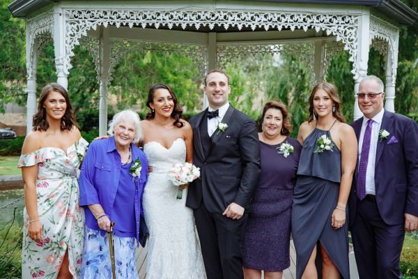 Lina and Matthew's wedding day in Eltham, frame 169