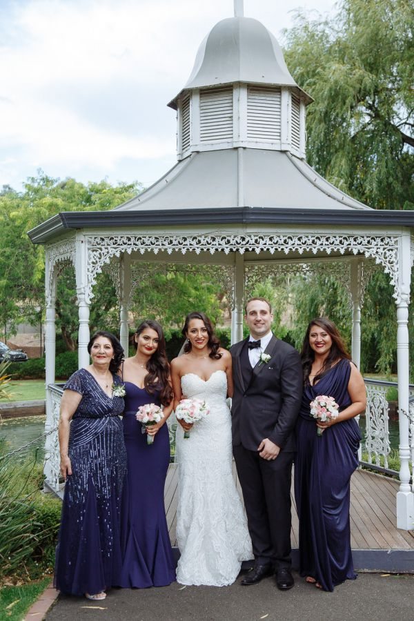 Lina and Matthew's wedding day in Eltham, frame 172