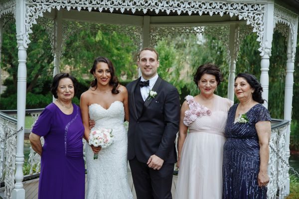 Lina and Matthew's wedding day in Eltham, frame 175