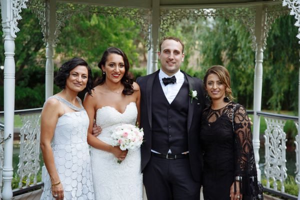 Lina and Matthew's wedding day in Eltham, frame 178